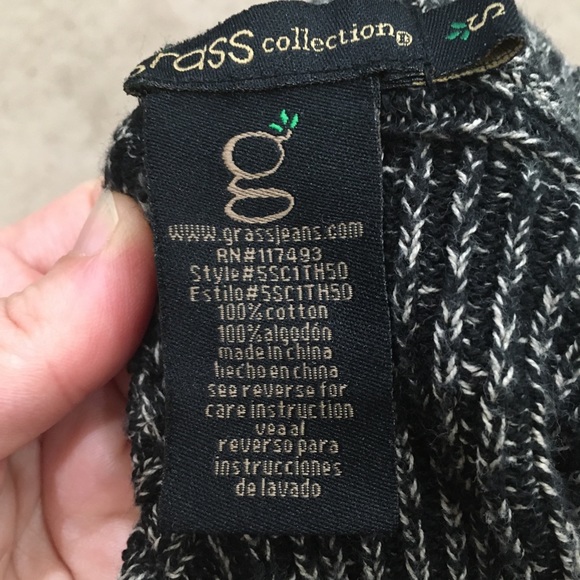 Grass Collection s brindle pattern textured chunky short sleeve - Picture 5 of 7